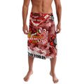 Personalised Dragons ANZAC Day Lavalava Aboriginal Rising Sun
