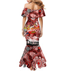 Personalised Dragons ANZAC Day Mermaid Dress Aboriginal Rising Sun