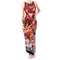 Personalised Dragons ANZAC Day Tank Maxi Dress Aboriginal Rising Sun