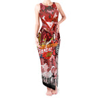Personalised Dragons ANZAC Day Tank Maxi Dress Aboriginal Rising Sun