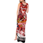Personalised Dragons ANZAC Day Tank Maxi Dress Aboriginal Rising Sun