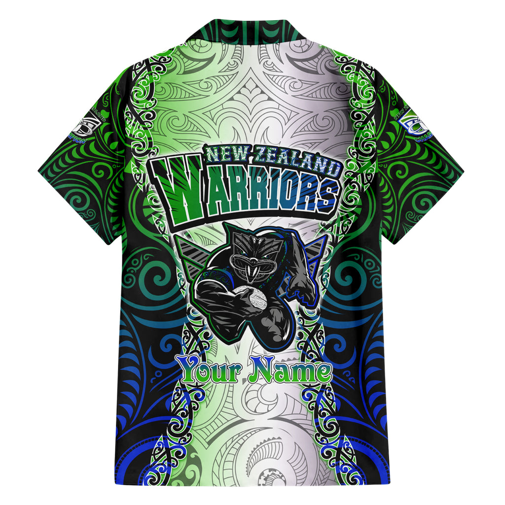 personalised-new-zealand-warriors-hawaiian-shirt-maori-silver-fern-green