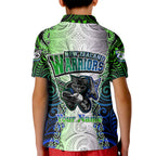personalised-new-zealand-warriors-kid-polo-shirt-maori-silver-fern-green