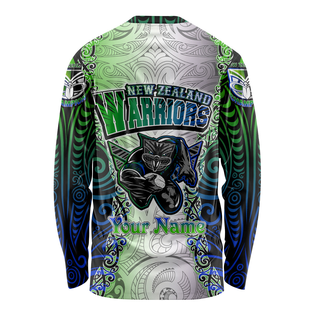personalised-new-zealand-warriors-long-sleeve-shirt-maori-silver-fern-green