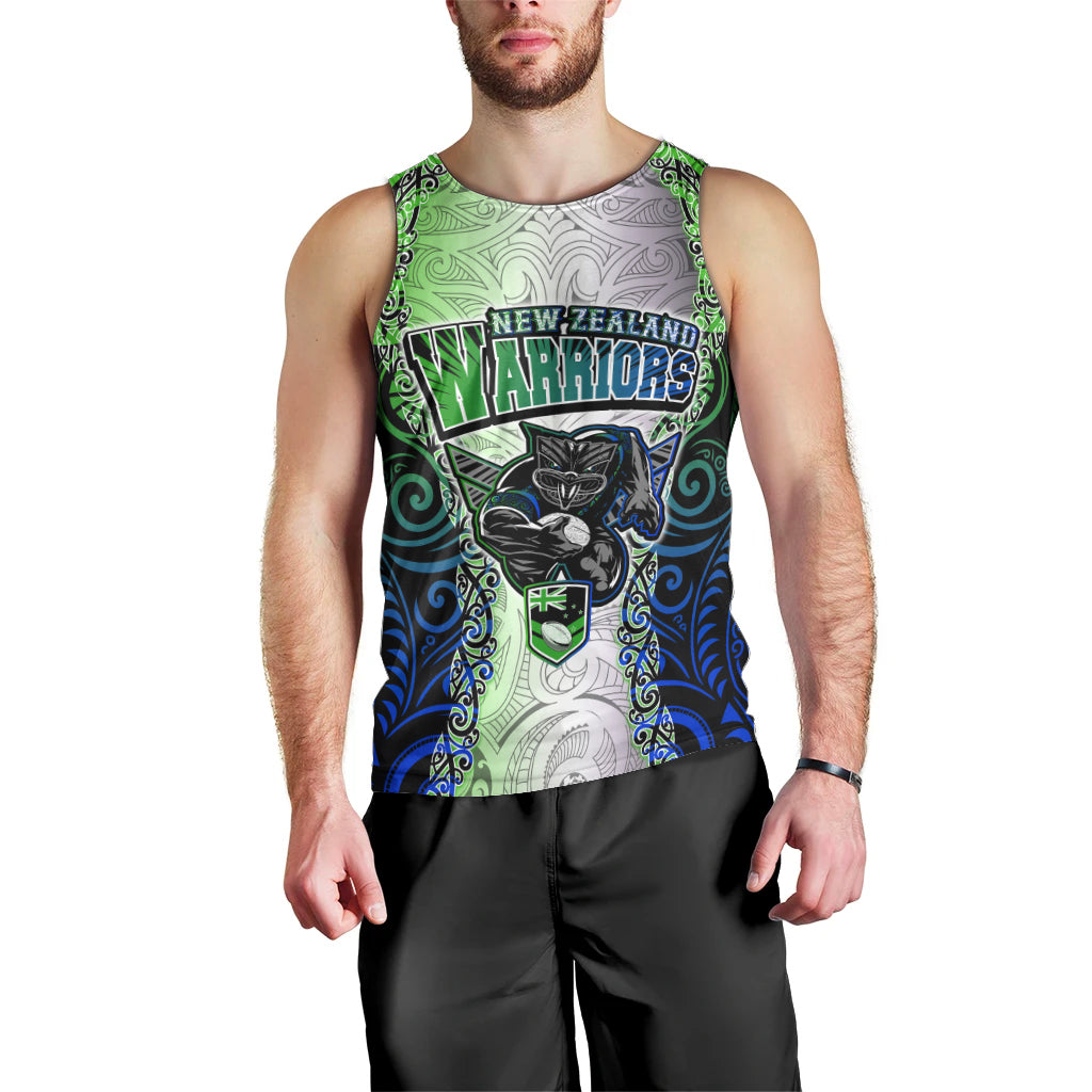 personalised-new-zealand-warriors-men-tank-top-maori-silver-fern-green