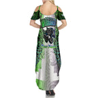 personalised-new-zealand-warriors-summer-maxi-dress-maori-silver-fern-green