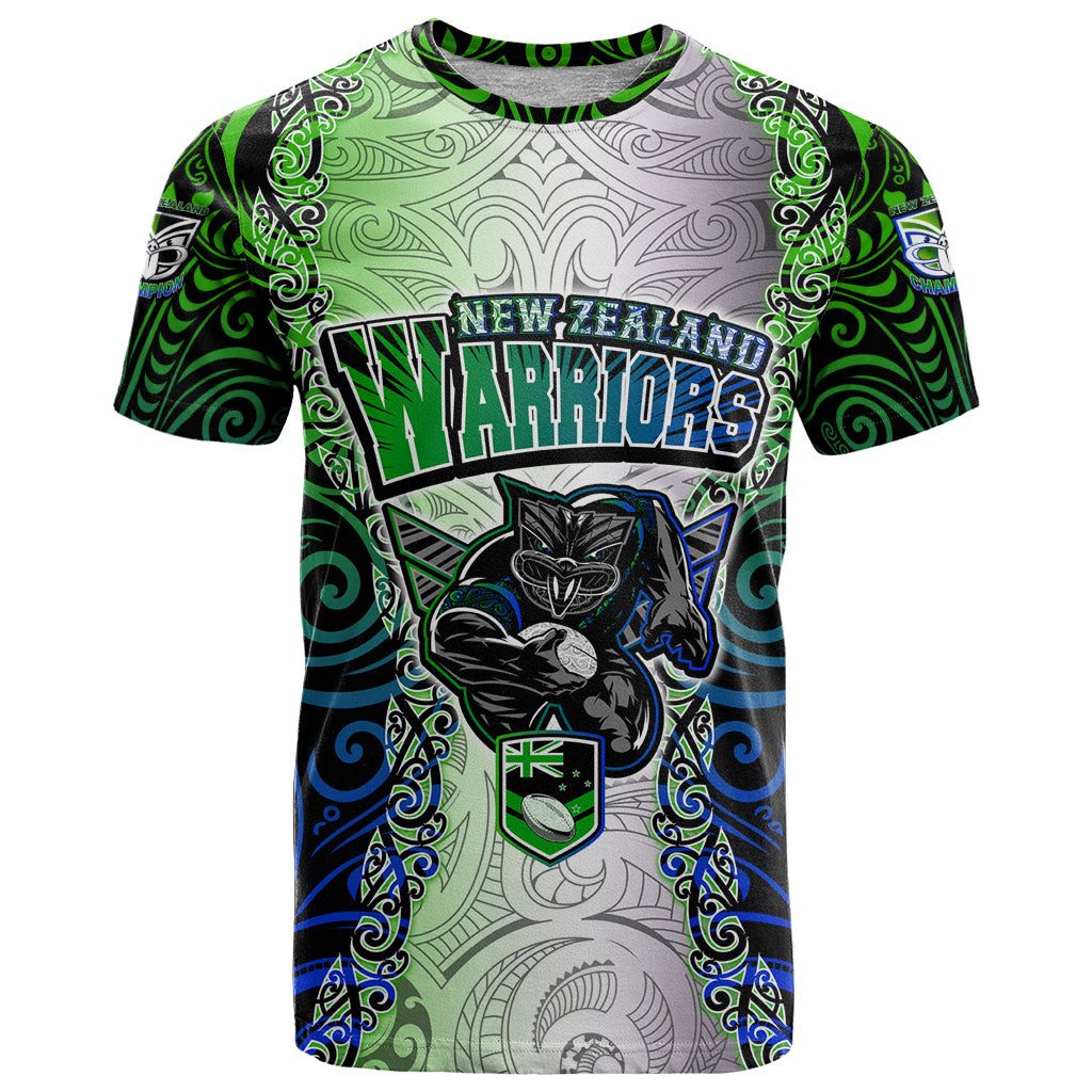 personalised-new-zealand-warriors-t-shirt-maori-silver-fern-green