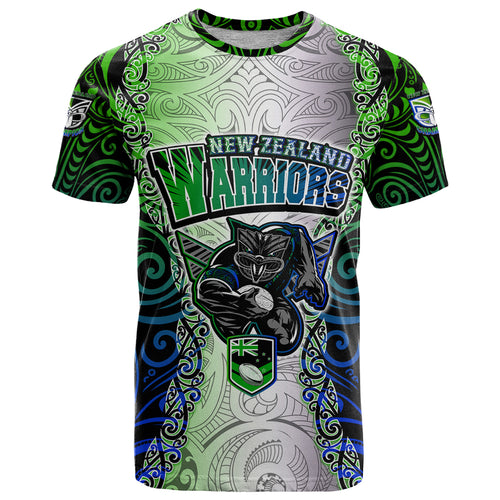 personalised-new-zealand-warriors-t-shirt-maori-silver-fern-green