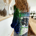 personalised-new-zealand-warriors-women-casual-shirt-maori-silver-fern-green