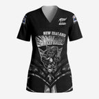 New Zealand Warriors and All Black Scrub Top Go Champions - Aussie Hoodie