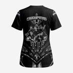 New Zealand Warriors and All Black Scrub Top Go Champions - Aussie Hoodie