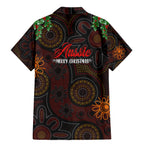aboriginal-christmas-family-matching-mermaid-dress-and-hawaiian-shirt-aussie-koala-christmas-tree-with-aboriginal-inspired