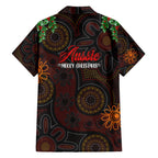 aboriginal-christmas-family-matching-short-sleeve-bodycon-dress-and-hawaiian-shirt-aussie-koala-christmas-tree-with-aboriginal-inspired