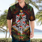 aboriginal-christmas-hawaiian-shirt-aussie-koala-christmas-tree-with-aboriginal-inspired