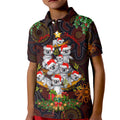 aboriginal-christmas-kid-polo-shirt-aussie-koala-christmas-tree-with-aboriginal-inspired