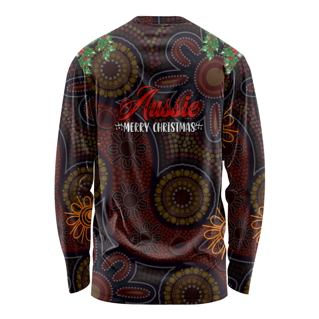aboriginal-christmas-long-sleeve-shirt-aussie-koala-christmas-tree-with-aboriginal-inspired
