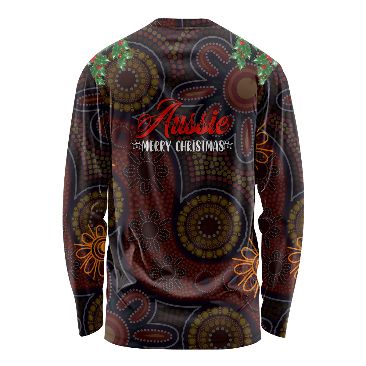 aboriginal-christmas-long-sleeve-shirt-aussie-koala-christmas-tree-with-aboriginal-inspired