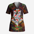 Aboriginal Christmas Scrub Top Aussie Koala Christmas Tree with Aboriginal Inspired - Aussie Hoodie
