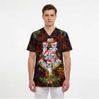 Aboriginal Christmas Scrub Top Aussie Koala Christmas Tree with Aboriginal Inspired - Aussie Hoodie