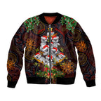 aboriginal-christmas-sleeve-zip-bomber-jacket-aussie-koala-christmas-tree-with-aboriginal-inspired