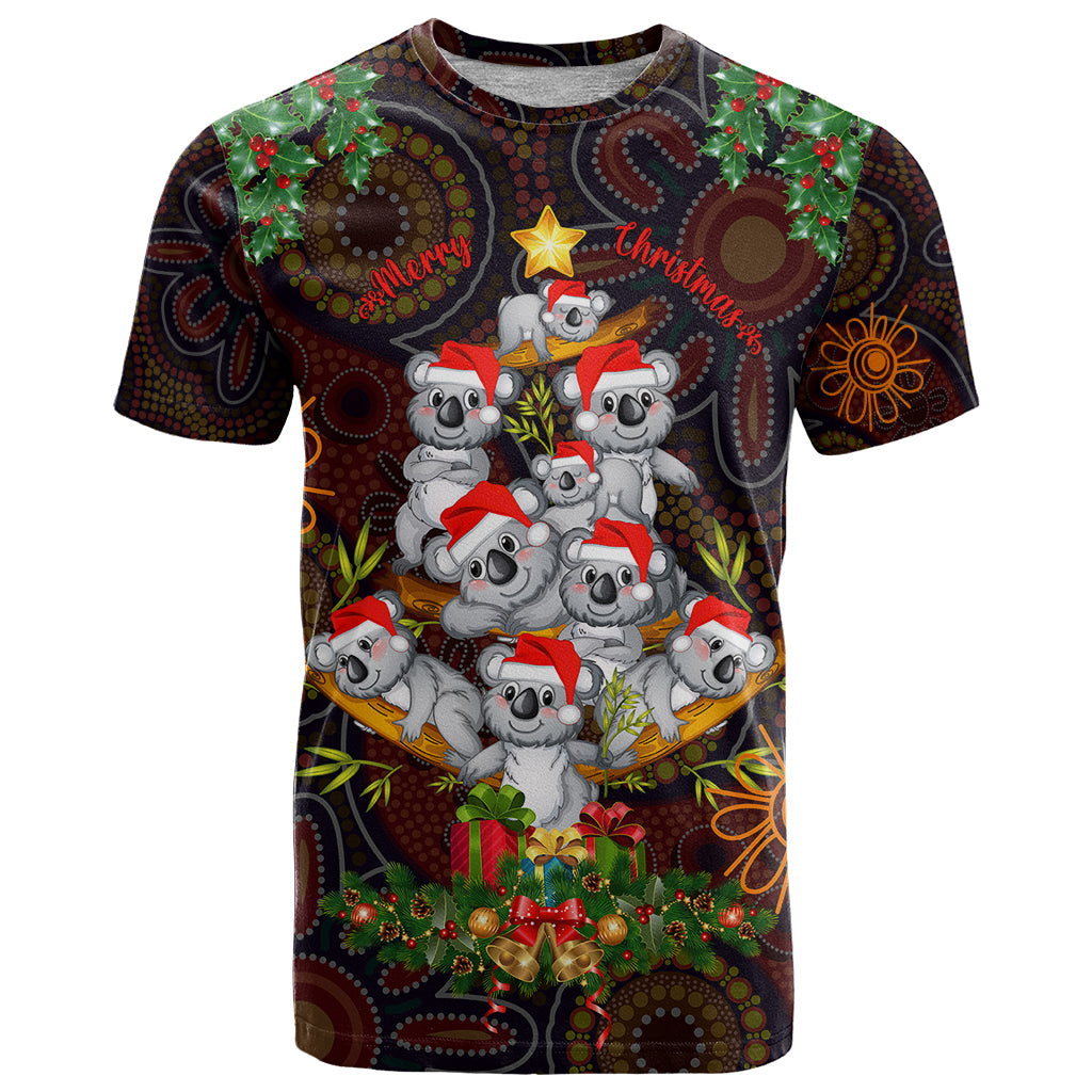 aboriginal-christmas-t-shirt-aussie-koala-christmas-tree-with-aboriginal-inspired