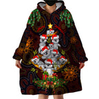 aboriginal-christmas-wearable-blanket-hoodie-aussie-koala-christmas-tree-with-aboriginal-inspired