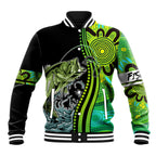 australia-fishing-baseball-jacket-aboriginal-rise-and-shine-a-bass-fish-jumps-out-of-water-and-aboriginal-patterns-inspired