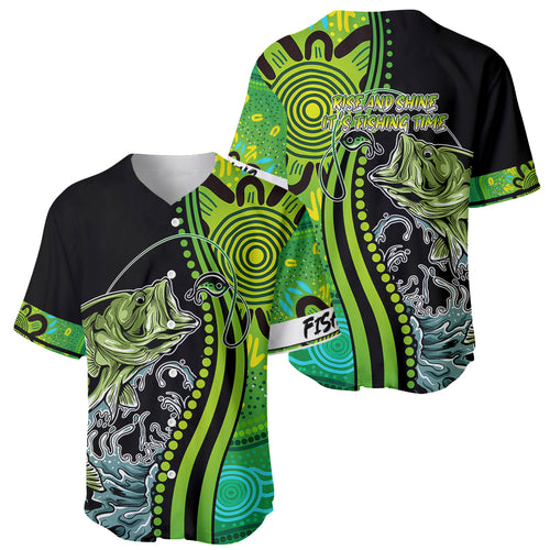 australia-fishing-baseball-jersey-aboriginal-rise-and-shine-a-bass-fish-jumps-out-of-water-and-aboriginal-patterns-inspired