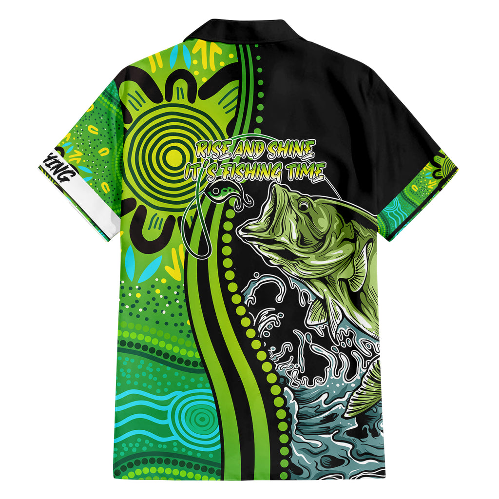 australia-fishing-hawaiian-shirt-aboriginal-rise-and-shine-a-bass-fish-jumps-out-of-water-and-aboriginal-patterns-inspired