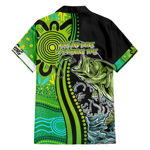 australia-fishing-hawaiian-shirt-aboriginal-rise-and-shine-a-bass-fish-jumps-out-of-water-and-aboriginal-patterns-inspired
