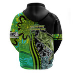 australia-fishing-hoodie-aboriginal-rise-and-shine-a-bass-fish-jumps-out-of-water-and-aboriginal-patterns-inspired