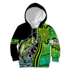 australia-fishing-kid-hoodie-aboriginal-rise-and-shine-a-bass-fish-jumps-out-of-water-and-aboriginal-patterns-inspired