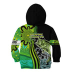 australia-fishing-kid-hoodie-aboriginal-rise-and-shine-a-bass-fish-jumps-out-of-water-and-aboriginal-patterns-inspired