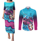 australia-fishing-couples-matching-puletasi-dress-and-long-sleeve-button-shirts-fishaholic-with-the-dhari-symbol-and-aboriginal-pattern