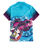 australia-fishing-family-matching-short-sleeve-bodycon-dress-and-hawaiian-shirt-fishaholic-with-the-dhari-symbol-and-aboriginal-pattern