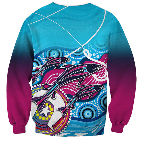 australia-fishing-sweatshirt-fishaholic-with-the-dhari-symbol-and-aboriginal-pattern