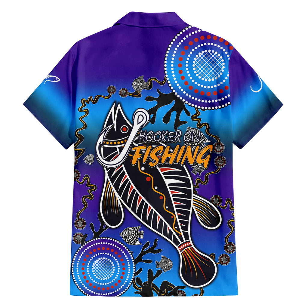 australia-fishing-family-matching-long-sleeve-bodycon-dress-and-hawaiian-shirt-hooked-on-fishing-with-aboriginal-patterns