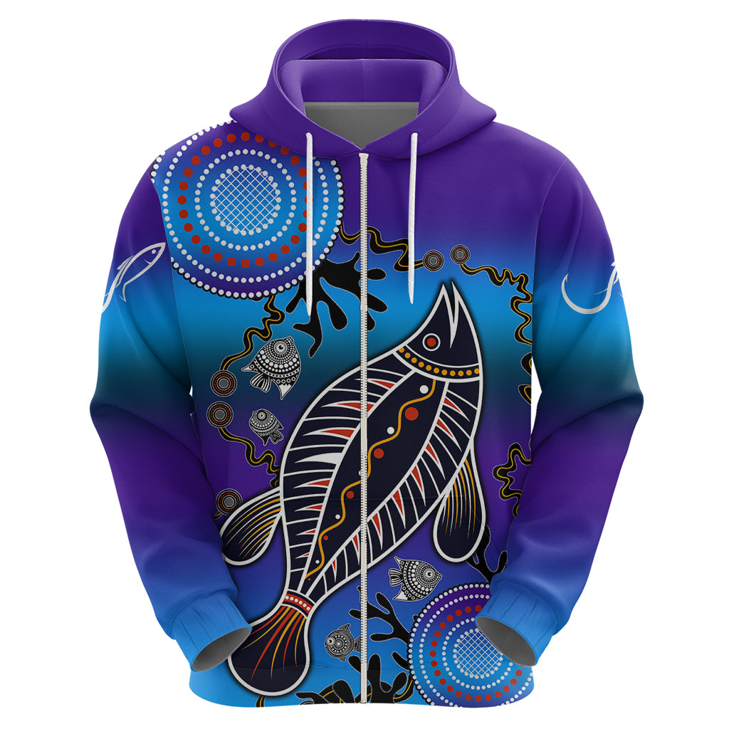 australia-fishing-hoodie-hooked-on-fishing-with-aboriginal-patterns