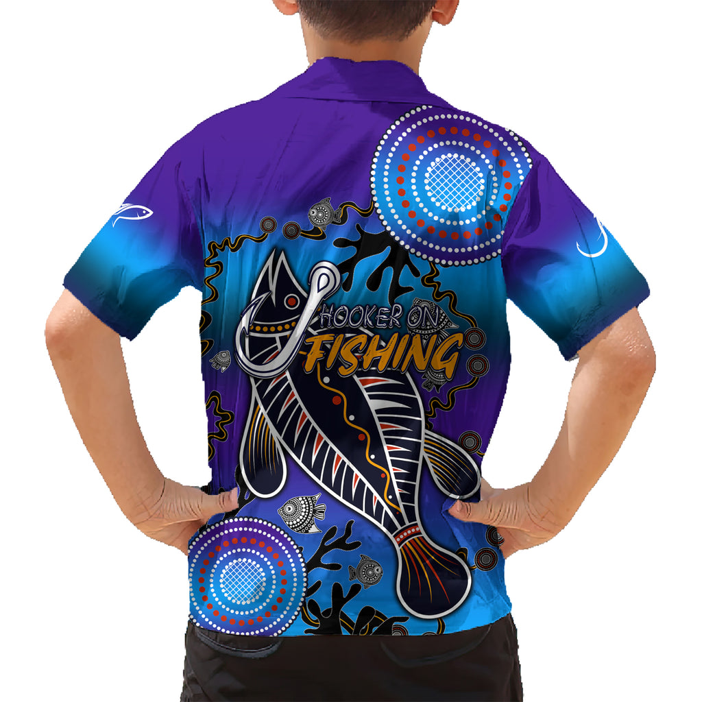 australia-fishing-kid-hawaiian-shirt-hooked-on-fishing-with-aboriginal-patterns