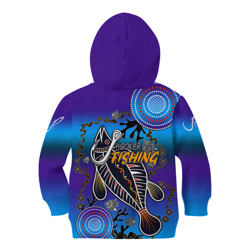 australia-fishing-kid-hoodie-hooked-on-fishing-with-aboriginal-patterns