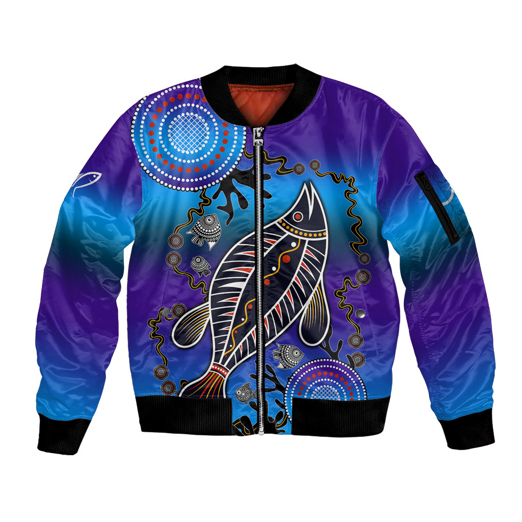 australia-fishing-sleeve-zip-bomber-jacket-hooked-on-fishing-with-aboriginal-patterns