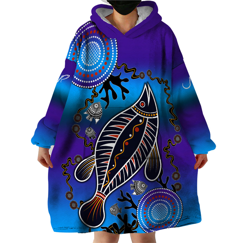 australia-fishing-wearable-blanket-hoodie-hooked-on-fishing-with-aboriginal-patterns