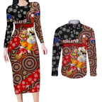 koalaty-christmas-couples-matching-long-sleeve-bodycon-dress-and-long-sleeve-button-shirt-australia-koala-aboriginal