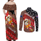 koalaty-christmas-couples-matching-off-shoulder-maxi-dress-and-long-sleeve-button-shirt-australia-koala-aboriginal
