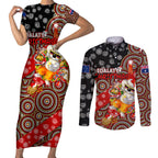 koalaty-christmas-couples-matching-short-sleeve-bodycon-dress-and-long-sleeve-button-shirt-australia-koala-aboriginal