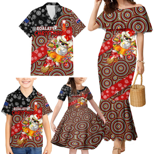 koalaty-christmas-family-matching-mermaid-dress-and-hawaiian-shirt-australia-koala-aboriginal