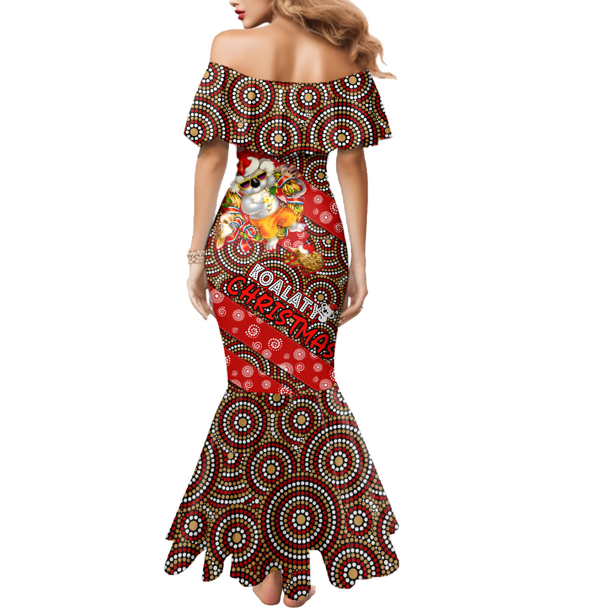 koalaty-christmas-family-matching-mermaid-dress-and-hawaiian-shirt-australia-koala-aboriginal