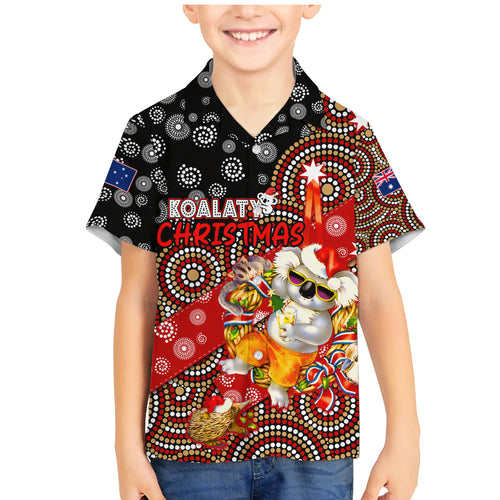 koalaty-christmas-family-matching-mermaid-dress-and-hawaiian-shirt-australia-koala-aboriginal