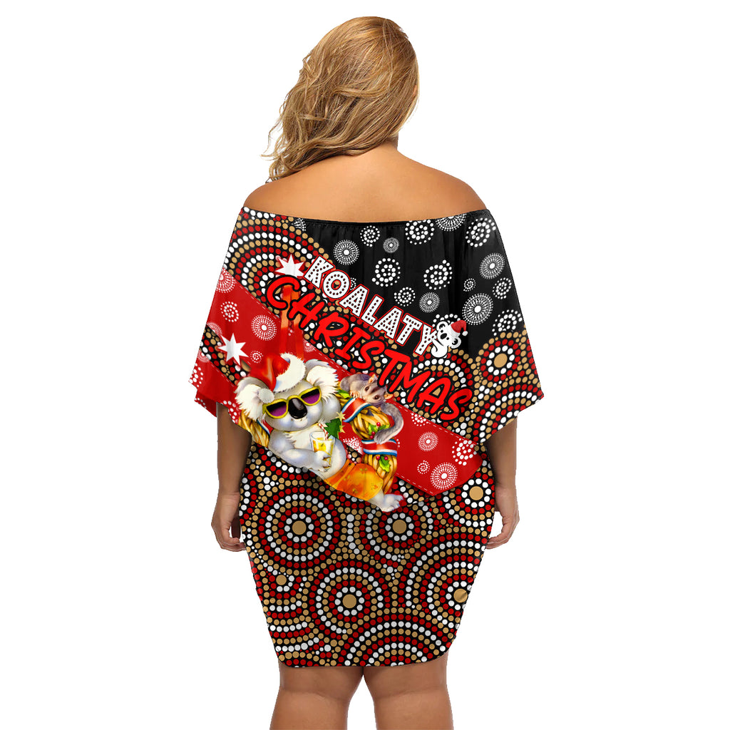 koalaty-christmas-family-matching-off-shoulder-short-dress-and-hawaiian-shirt-australia-koala-aboriginal