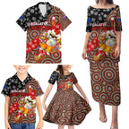 koalaty-christmas-family-matching-puletasi-dress-and-hawaiian-shirt-australia-koala-aboriginal